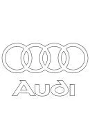 Automerk Logo kleurplaat 3